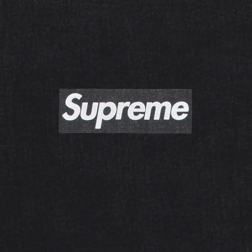 Supreme Washed Box Logo Crewneck - Black (SS25)