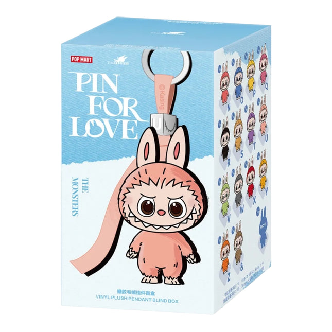 Pop Mart Labubu The Monsters Pin for Love Series Vinyl Plush Pendant Blind Box (N-Z)