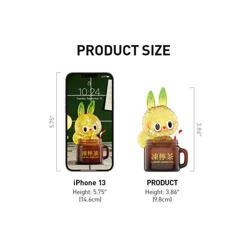 Pop Mart Labubu The Monsters Lemon Tea Figure