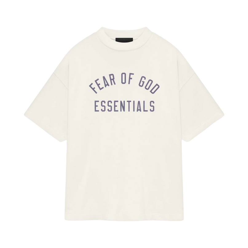 FEAR OF GOD ESSENTIALS Jersey Crewneck T-Shirt - Shell (FW24)