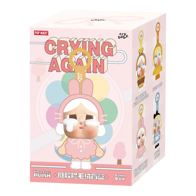 Pop Mart CryBaby Crying Again Series Vinyl Face Plush Blind Box