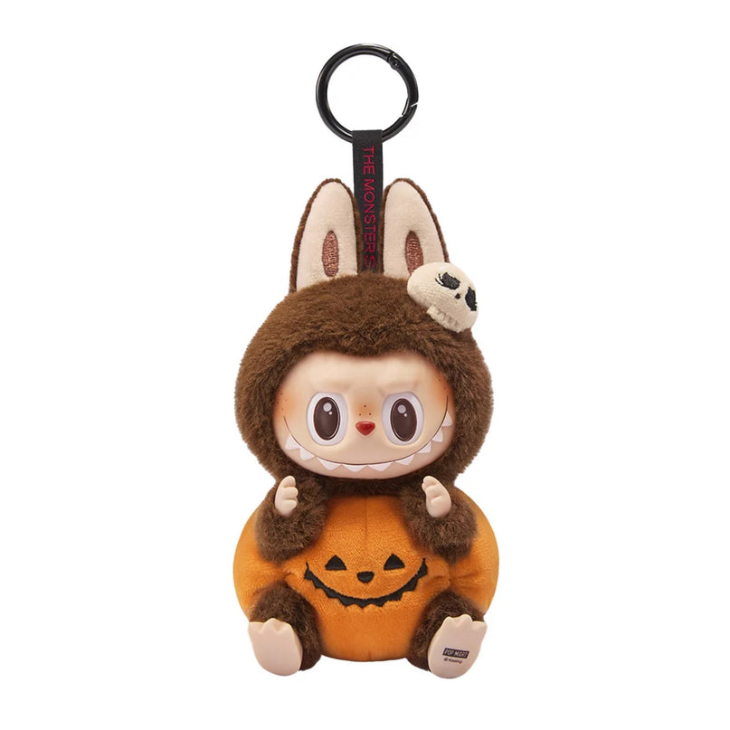 Pop Mart Labubu Happy Halloween Party Series - Sitting Pumpkin Vinyl Plush Pendant