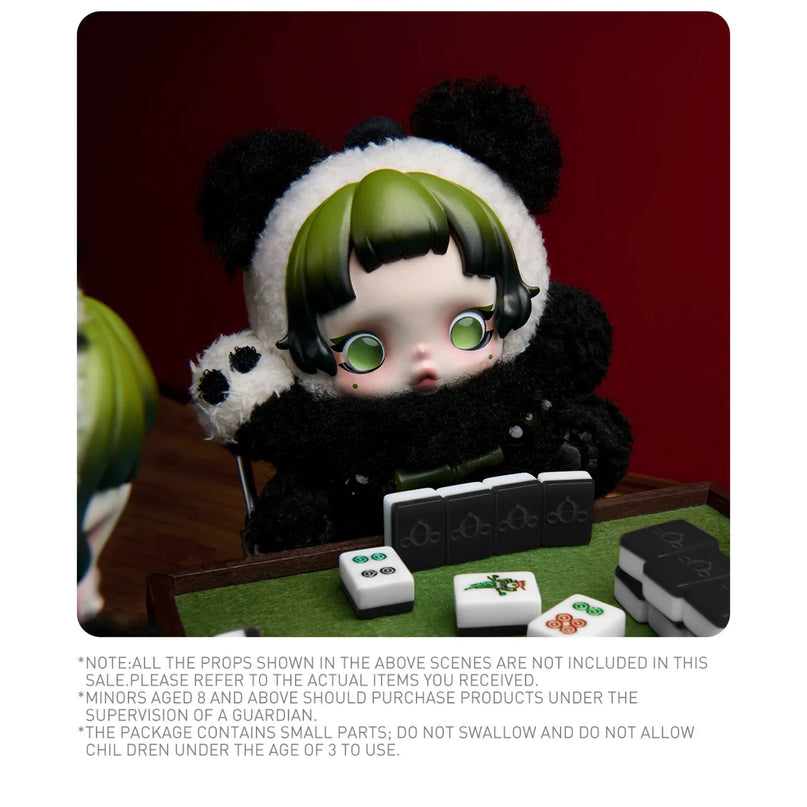 Pop Mart SKULLPANDA Lazy Panda Plush Doll Pendant
