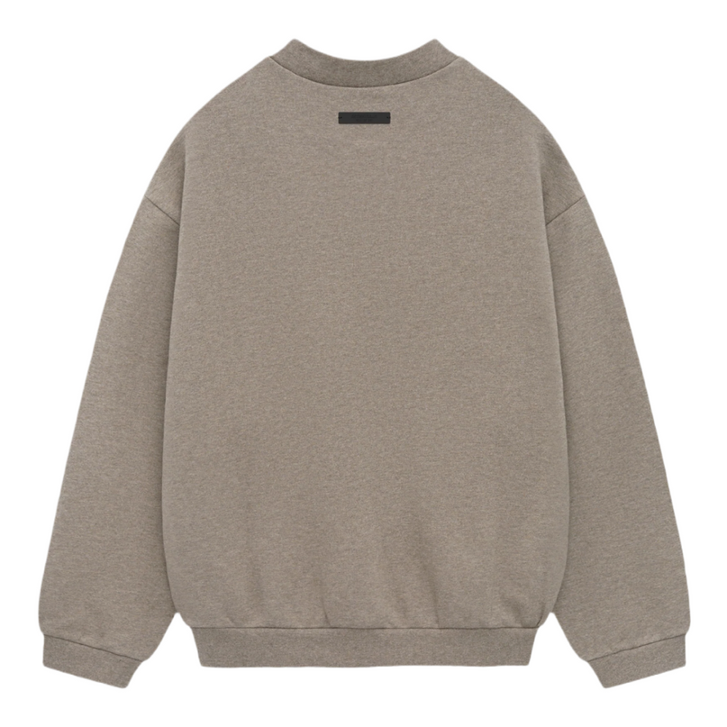 FEAR OF GOD ESSENTIALS Crest Crewneck - Dark Heather Grey (Holiday 2024)