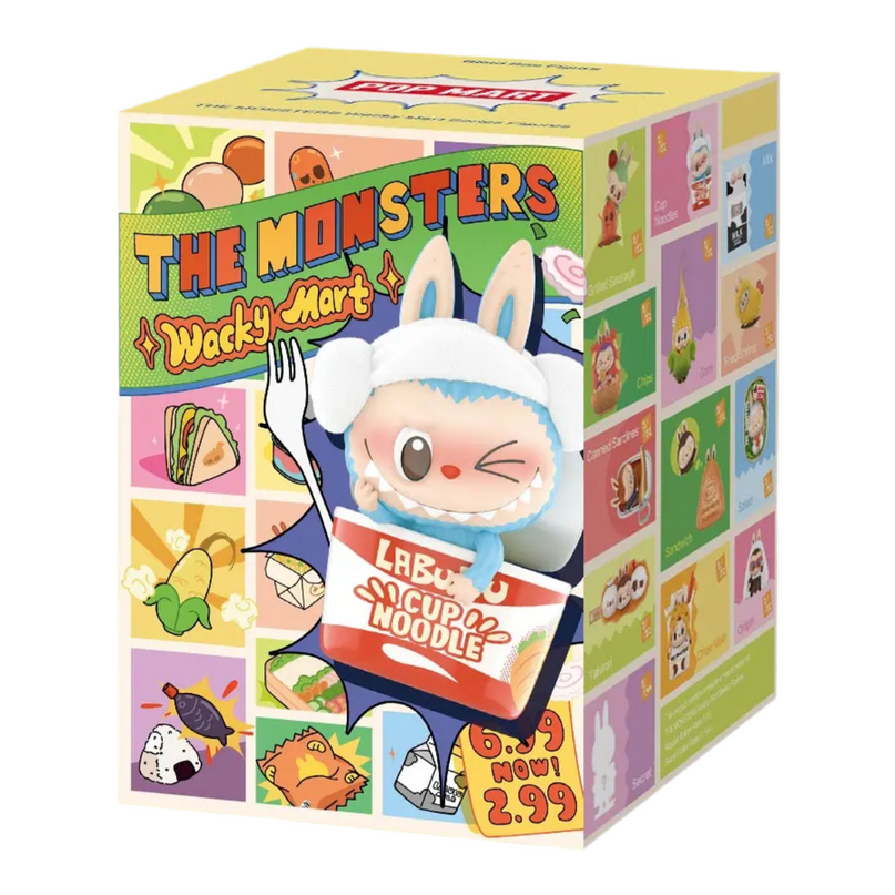 Pop Mart Labubu The Monsters Wacky Mart Series Cup Noodles Figure Blind Box