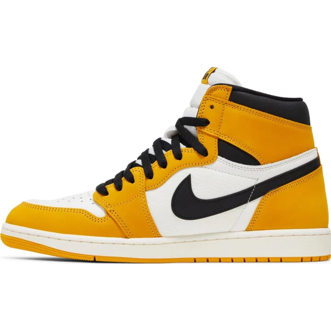 jordan 1 retro mid yellow black