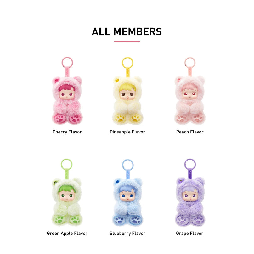 Pop Mart HACIPUPU Gummy Bear Series Vinyl Plush Pendant Blind Box