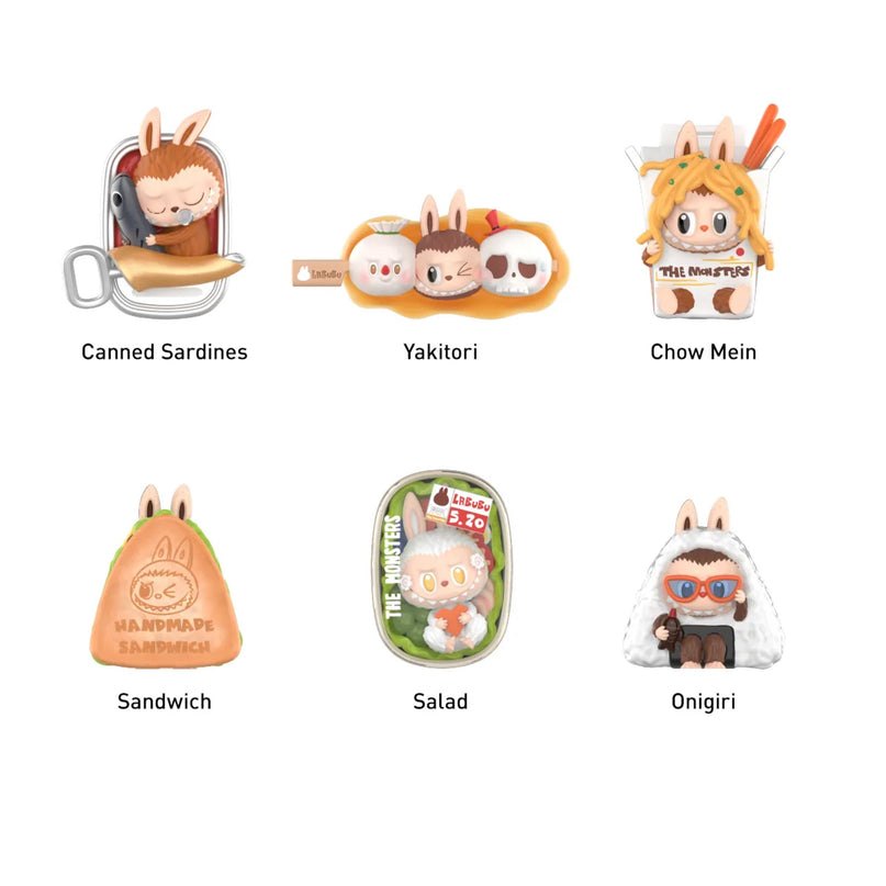 Pop Mart Labubu The Monsters Wacky Mart Series Cup Noodles Figure Blind Box