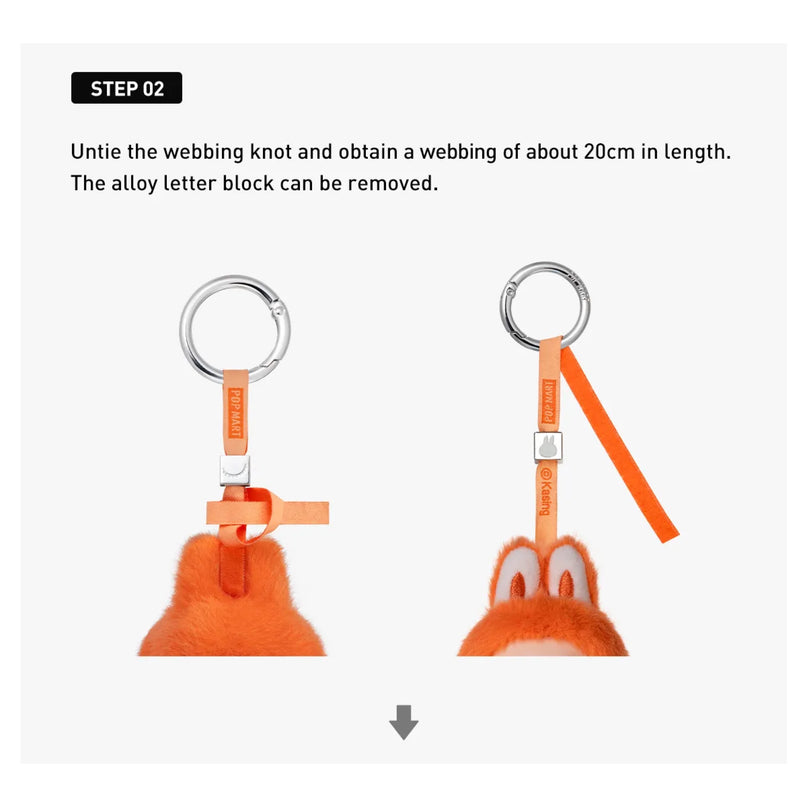 Pop Mart Labubu The Monsters Pin for Love Series Vinyl Plush Pendant Blind Box (N-Z)