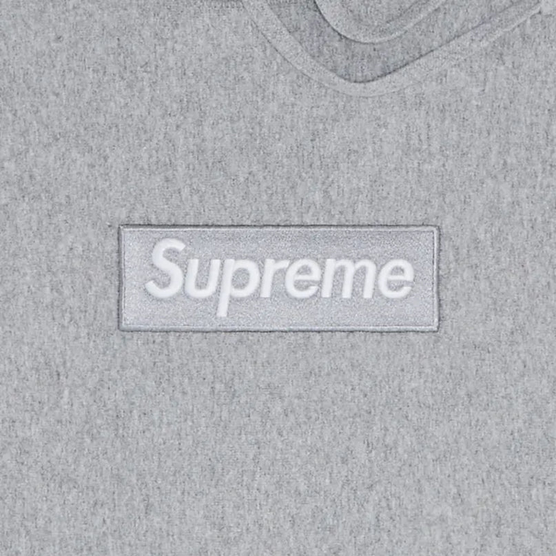 Supreme Box Logo Hoodie - Heather Grey (FW24)
