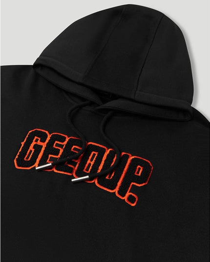 GEEDUP PFK Hoodie - Black/Black Orange