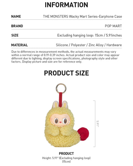 Pop Mart Labubu The Monsters Wacky Mart Series Earphone Case
