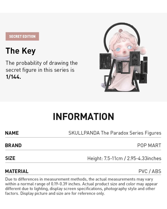 Pop Mart SKULLPANDA The Paradox Series Figures Blind Box