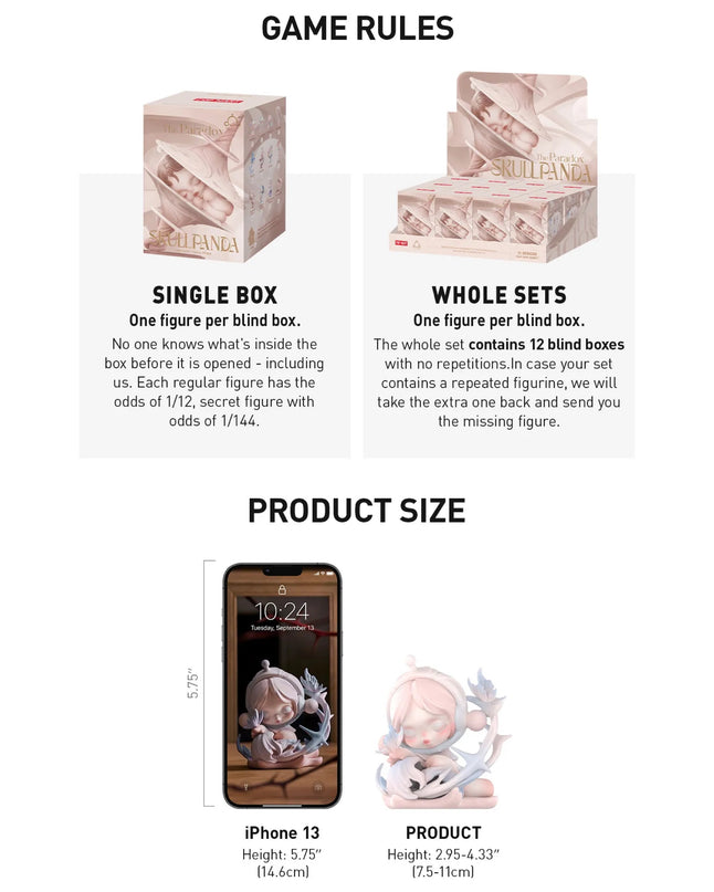 Pop Mart SKULLPANDA The Paradox Series Figures Blind Box