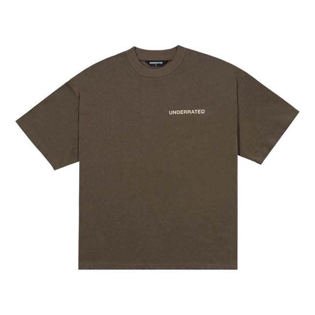 UNDERRATED Classic Logo T-Shirt - Khaki