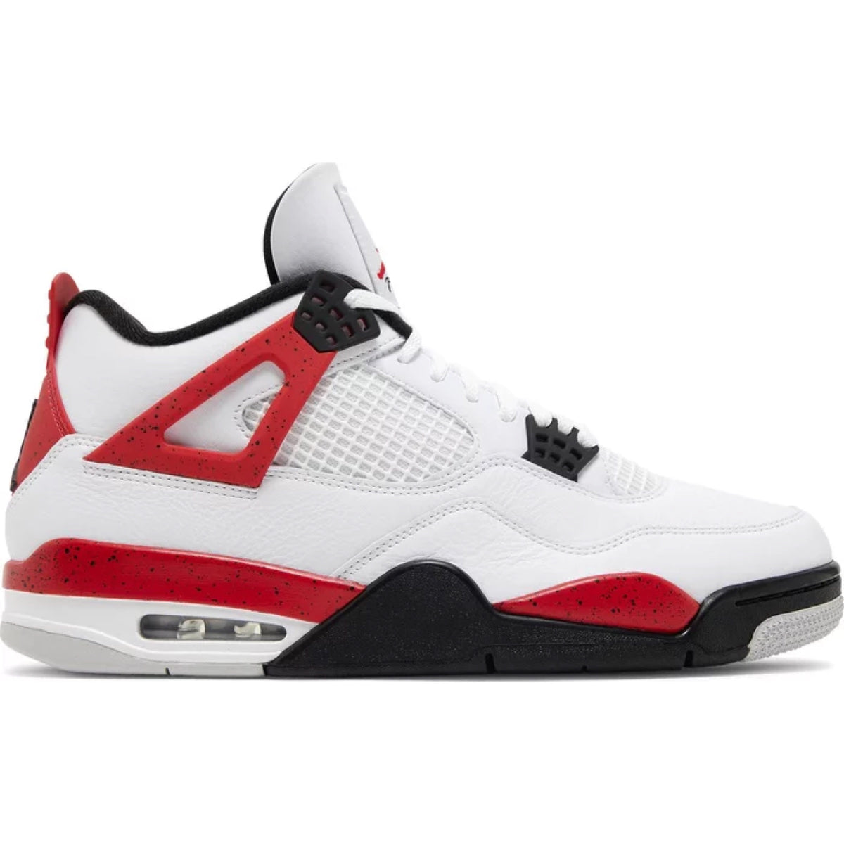 Nike air jordan 4 retro white/red/black sale