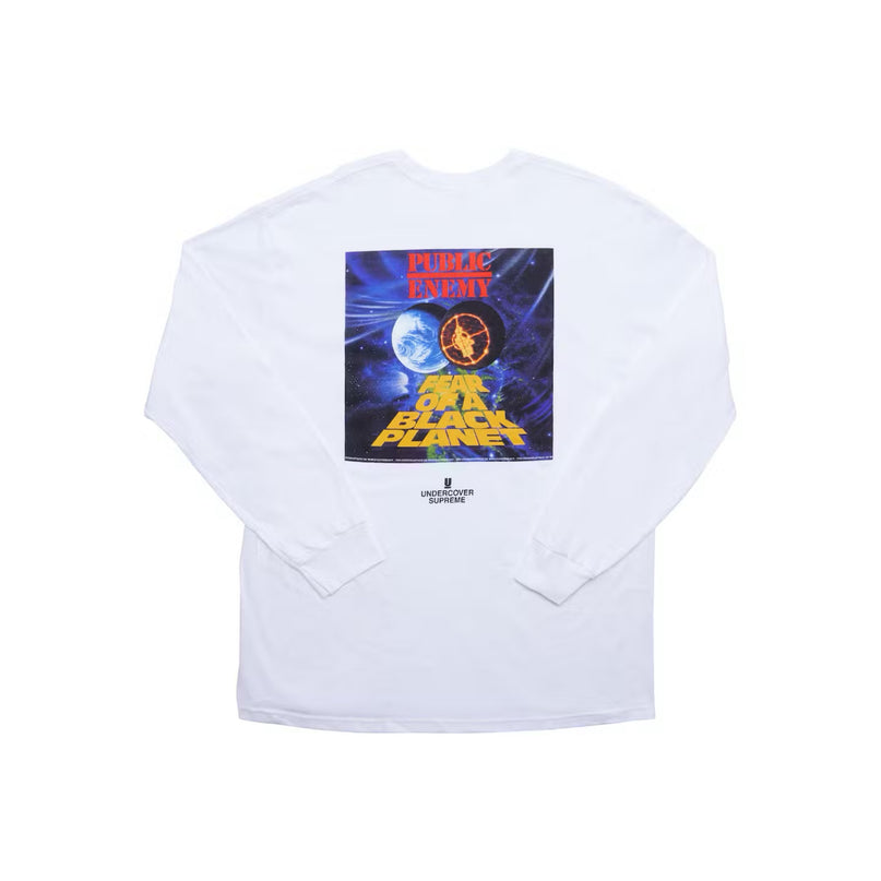 Supreme UNDERCOVER/Public Enemy Counterattack L/S Tee - White (SS18)
