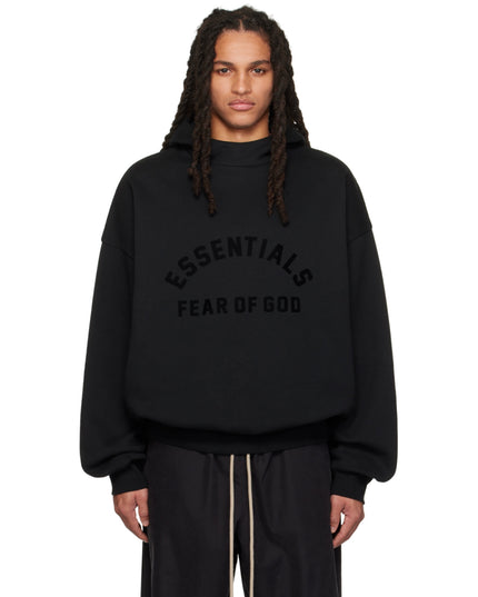 FEAR OF GOD ESSENTIALS Hoodie - Jet Black (SS23 Core Collection)