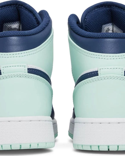 Air Jordan 1 Mid 'Mystic Navy Mint Foam' (GS)