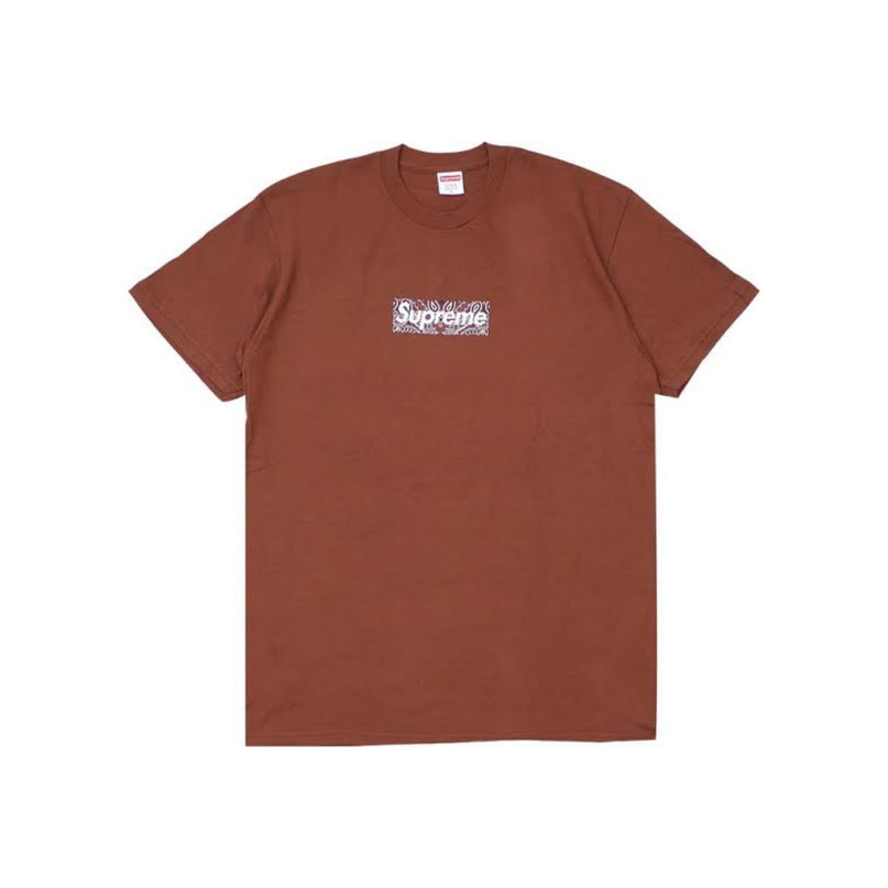 Supreme Bandana Box Logo Tee - Brown