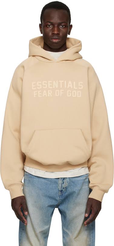 Fear of God Essentials Pull-Over Hoodie (SS21) MOSS Back Logo New