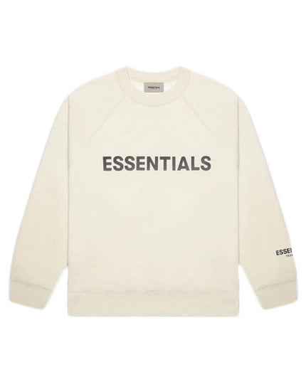 FEAR OF GOD ESSENTIALS 3D Silicon Applique Crewneck - Cream