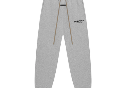 cotton / 20% polyester fleece, 480GSM Fleece Sweatpants - Light Heather Grey (Holiday 2024)