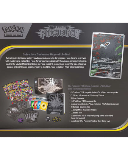 Pokemon TCG Mega Evolution - Pitch Black Elite Trainer Box