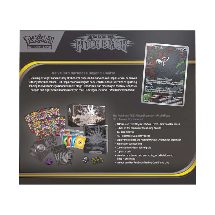 Pokemon TCG Mega Evolution - Pitch Black Elite Trainer Box