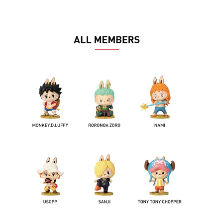 Pop Mart Labubu The Monsters x One Piece Series Blind Box
