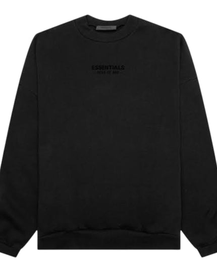 FEAR OF GOD ESSENTIALS Crewneck - Jet Black (FW23)