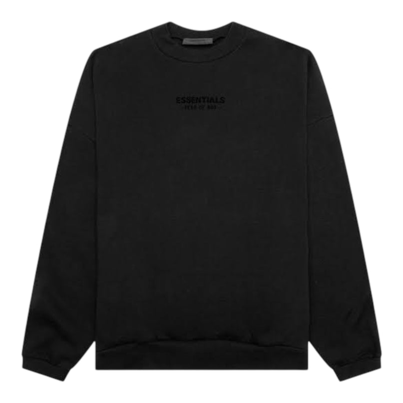 FEAR OF GOD ESSENTIALS Crewneck - Jet Black (FW23)
