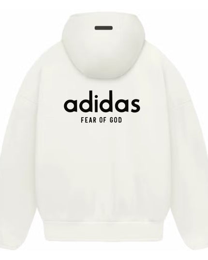 FEAR OF GOD Athletics Heavy Fleece Hoodie - Cream/White