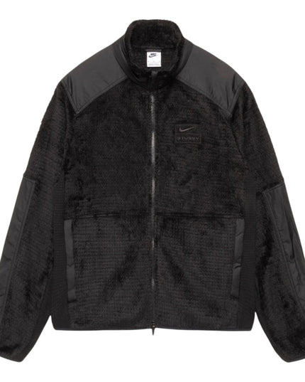 Nike x Stussy Full Zip Fleece Jacket - Black