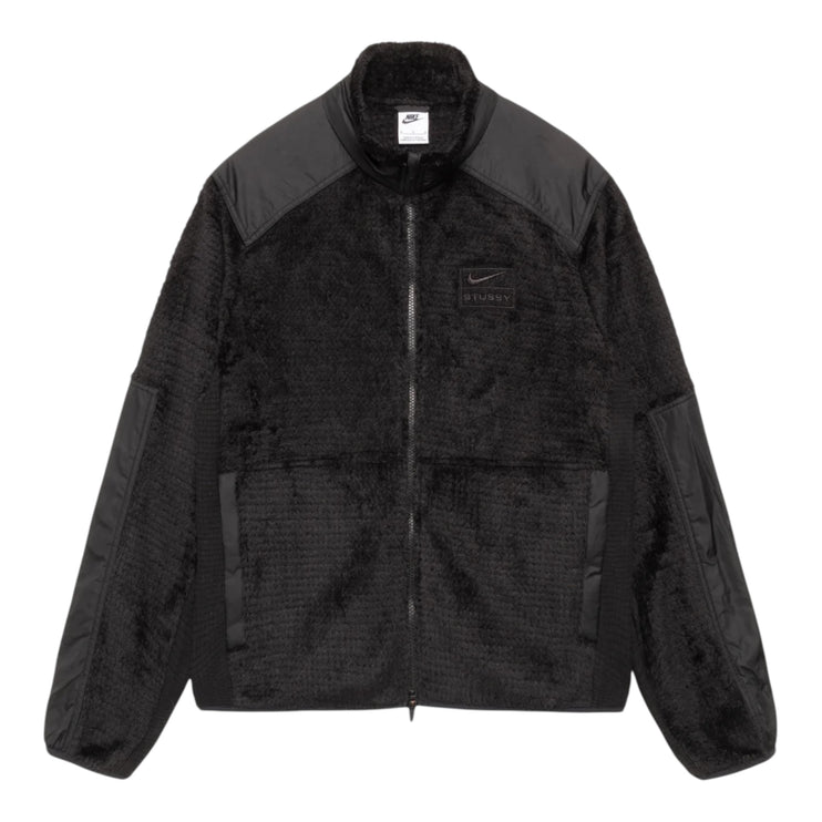 Nike x Stussy Full Zip Fleece Jacket - Black