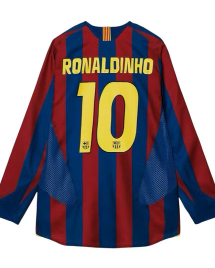 Nike FC Barcelona Re-Issue 2005/06 Ronaldinho #10 Home Jersey