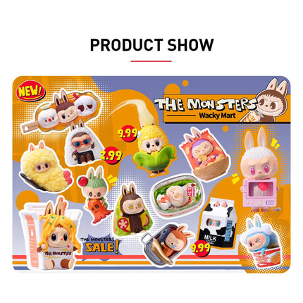 Pop Mart Labubu The Monsters Wacky Mart Series Cup Noodles Figure Blind Box