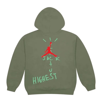 Travis Scott x Jordan Cactus Jack Highest Hoodie - Olive