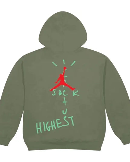 Travis Scott x Jordan Cactus Jack Highest Hoodie - Olive