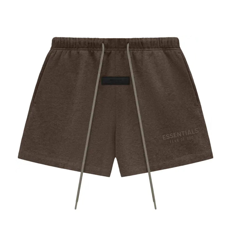 High-Rise-Shorts mit Gürtel Schwarz Sweat Shorts - Heather Wood (SS24)