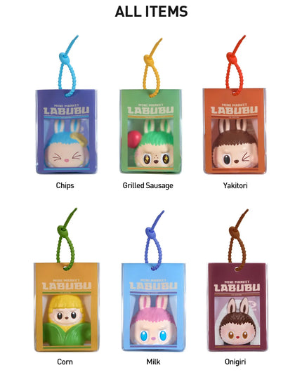 Pop Mart Labubu The Monsters Wacky Mart Series Squishy Charm Blind Box