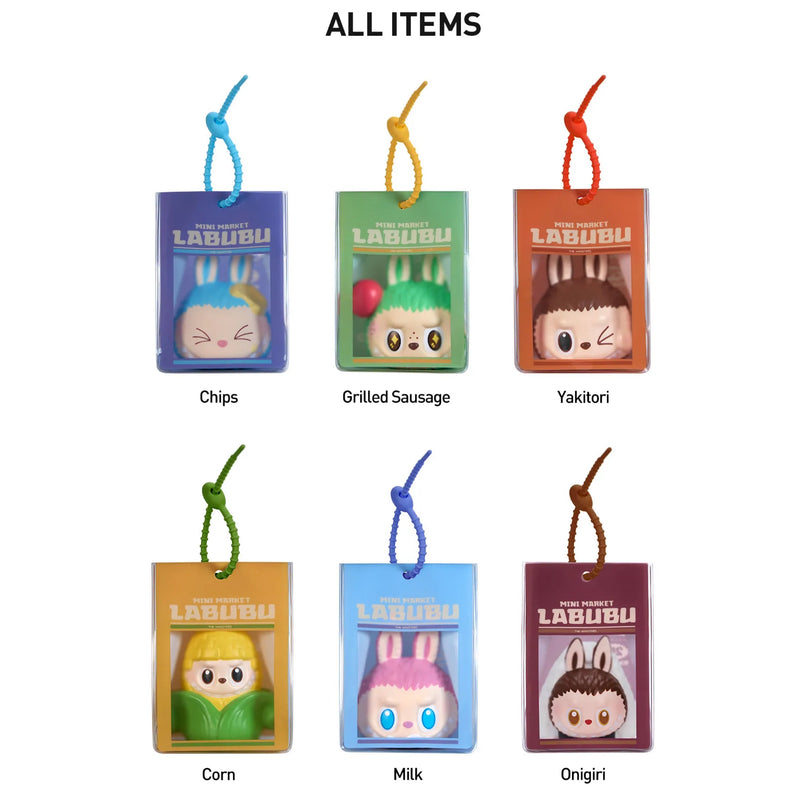 Pop Mart Labubu The Monsters Wacky Mart Series Squishy Charm Blind Box
