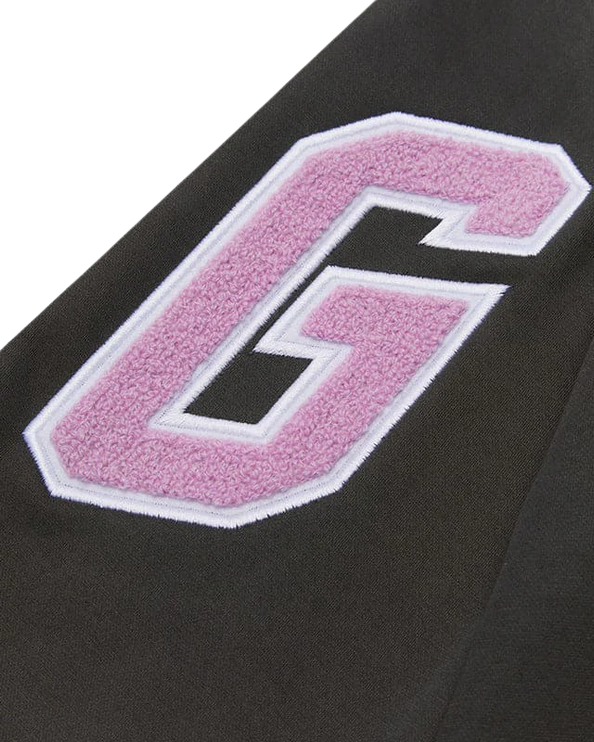 GEEDUP Team Logo Hoodie - Charcoal/Dusty Pink