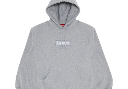 Supreme Box Logo Hoodie - Heather Grey (FW24)