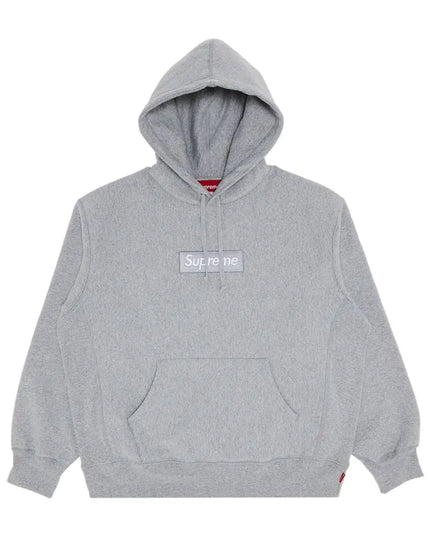 Supreme Box Logo Hoodie - Heather Grey (FW24)