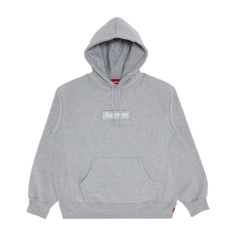 Supreme Box Logo Hoodie - Heather Grey (FW24)