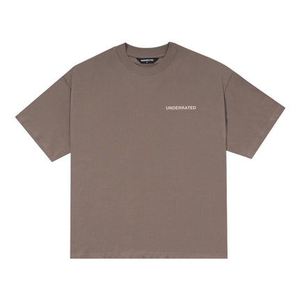 UNDERRATED Classic Logo T-Shirt - Mocha