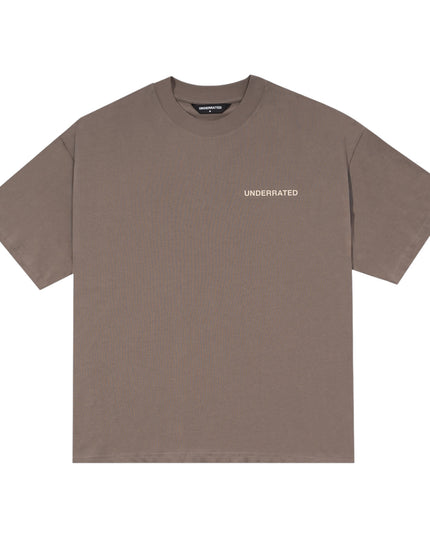 UNDERRATED Classic Logo T-Shirt - Mocha