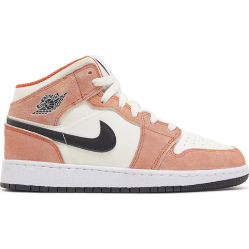 Air Jordan 1 Mid SE 'Orange Suede' (GS)