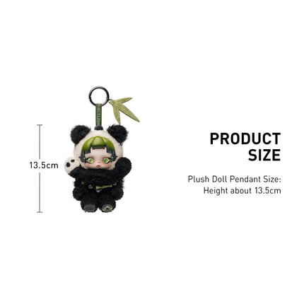 Pop Mart SKULLPANDA Lazy Panda Plush Doll Pendant